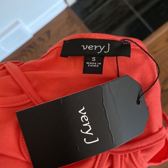 NWT Very J Small Midi Dress Cut Outs on Neckline Spaghetti Strap Stretch - Picture 5 of 7